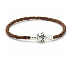 Brown Leather Pandora Bracelet